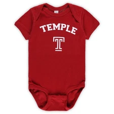 Newborn & Infant Cherry Temple Owls Arch & Logo Bodysuit