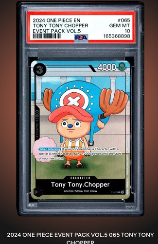 Tony Tony.Chopper (Event Pack Vol. 5) graded PSA 10 for sale on eBay