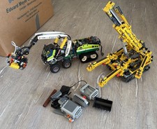 LEGO TECHNIC: Harvester-Forstmaschine 42080 + Crawler Crane 42097