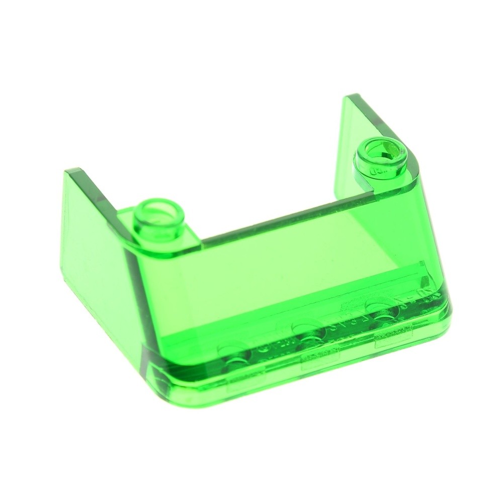 1x Lego Windshield 3x4x1 Transparent Green Car Cockpit 4190486 35243 2437
