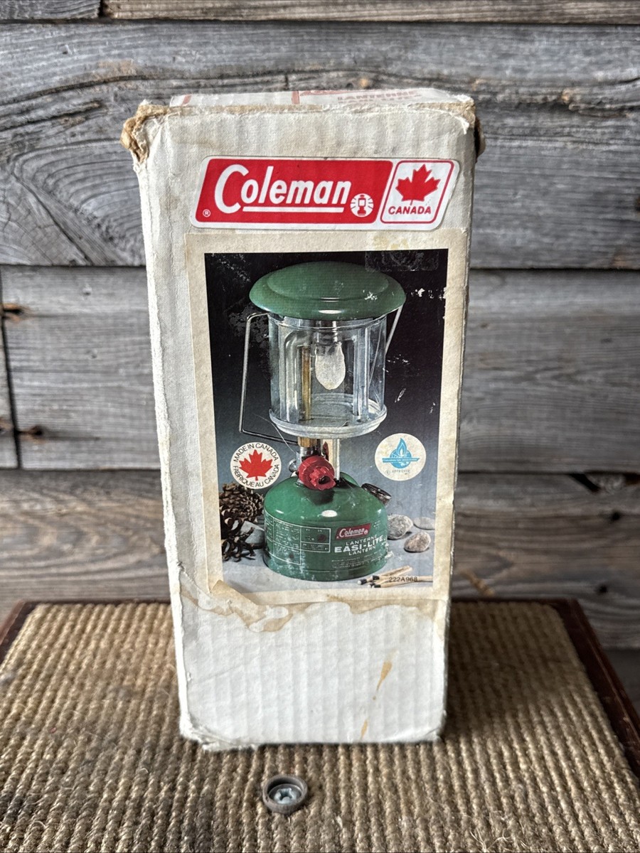 Coleman 222 EASI-LITE ランタン オールドコールマン222A イージーライト CANADA（1989年1月）です。