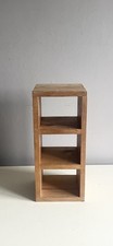 Small handmade rustic wooden shelving small bookcase storage unit Solid Wood