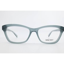 Nine West NW5086 418 Slate Blue Cat Eye Eyeglass Frames 52-16-135 Womens