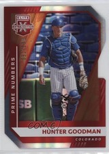 2021 Panini Elite Extra Edition Prime Numbers A Die-Cut /110 Hunter Goodman 13st