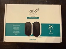 NEW 2-Pack ARLO Essential Outdoor Security Cameras Night Vision 2K 2025 