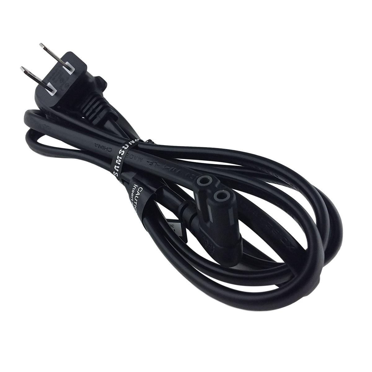 New Samsung 3903-000853 TV Power Cable &ndash; 2-Prong AC Cord Replacement Black