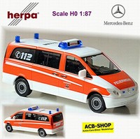 Mercedes-Benz Vito Feuerwehr Itzehoe VRW VorausrüStwagen 1:87 Herpa 047852