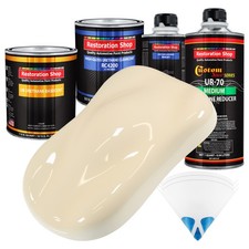Wimbledon White Quart Urethane Basecoat Clearcoat Car Auto Body Paint Kit