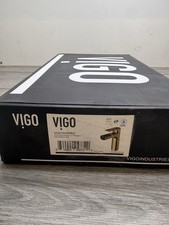 Vigo VG01042MG Ileana 1.2 GPM 7" Single Handle 1 Hole Bathroom Matte Gold *READ*