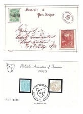 TASMANIA COVER CONVICT POST SOUVENIR OF PORT ARTHUR+ TASMANIA 1st ISSUES No 1578