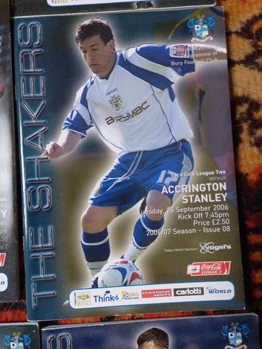 19 Bury 2006/7 Season Programmes - Picture 11 of 20