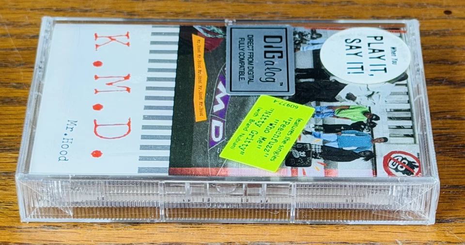 KMD SEALED MR HOOD CASSETTE TAPE MF DOOM 1991 Original Hype Sticker Rap Music - Image 3 of 4