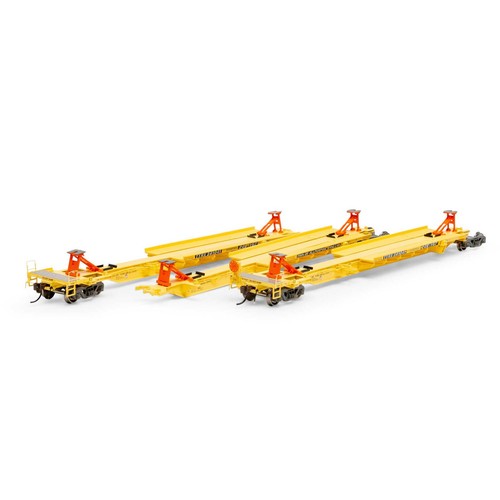 Coches de carga Athearn ATH15535 57' Trinity Spine Car RTR TTRX #361041 (3) escala N | Condition: New