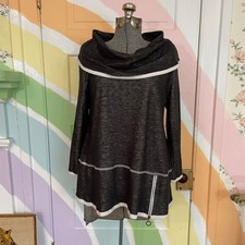 IC Collection By Connie K Cowl Neck Wool Cott...