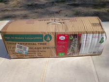 Holiday Time 4ft Pre-Lit Redland Spruce Christmas Tree 50 LED White Lights NEW