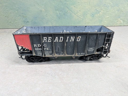 Tolva abierta Stewart Hobbies escala HO 2 bahías USADA RDG #66674 desgastada LEER | Condition: Used