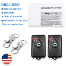 2-PACK Remote control for Guardian GDOR2B 600SL Craftsman Garage Door Control