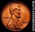 1958 Lincoln Wheat Cent - Red Choice Gem Brilliant Unc  No Reserve  #G9310