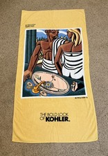 Kohler Artist Editions Isis Beach Towel 1990 Douglas Fraser Artwork New Rare !!!