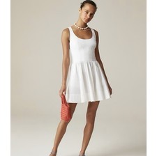 NWT J. Crew 6 Fit-and-flare Mini Dress White