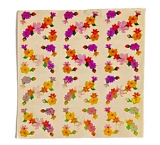 Vintage Mrs. Grossman's Stickers Pearl Opal Flower Garland 1994 Uncut Sheet