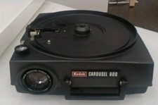 Kodak Carousel 800 Slide Projector with Lens, Box, Remote, and Tray Hardcase USA