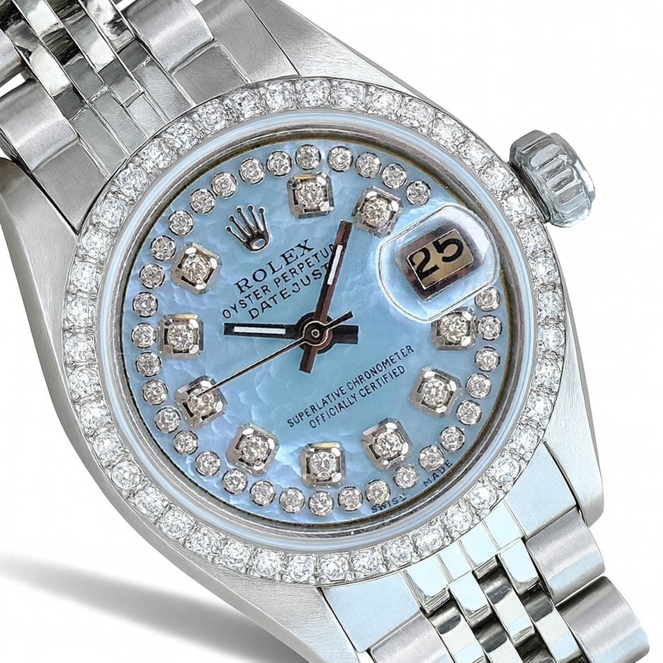 Rolex Datejust Steel String Blue MOP