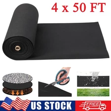 4ft x 50ft Geotextile Fabric 6 Oz Weed Barrier Landscape Drainage PP Non-woven