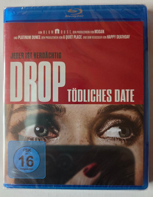 DROP - TÖDLICHES DATE - JEDER IST VERDÄCHTIG - BLU-RAY, NEU; OVP