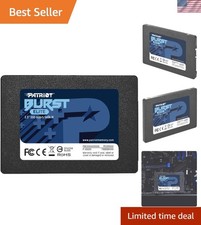 Reliable 120GB Patriot Burst SSD - SATA III, Backward Compatible, Fast Access