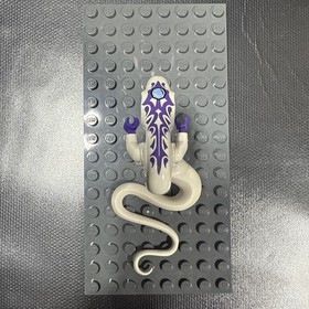 Lego Ninjago PYTHOR P. CHUMSWORTH Serpentine White Snake w/ Purple Minifig 70750