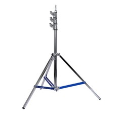 Flashpoint 9.9' Light Stand Pro with Leveling Leg, Silver silver