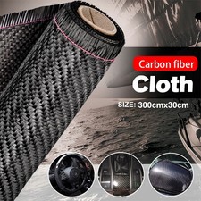 10ft X 11.8 Carbon Fiber Fabric Roll 2x2 Twill Weave Carbon Fiber Sheet For Diy