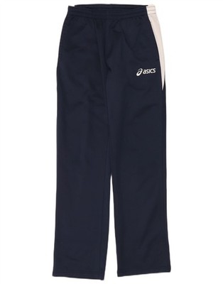 Asics Jungen Trainingshose 13-14 Jahre dunkelblau Colourblock Polyester BL29