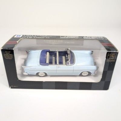 NewRay 1955 Chrysler C-300 Convertible Blue 1:43 Diecast New Gift