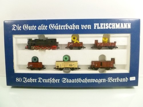 Fleischmann N 7886 80 Jhr. Deut. Staatsbahnwagen-Verband Top in OVP JL1384 | Condition: Gebraucht