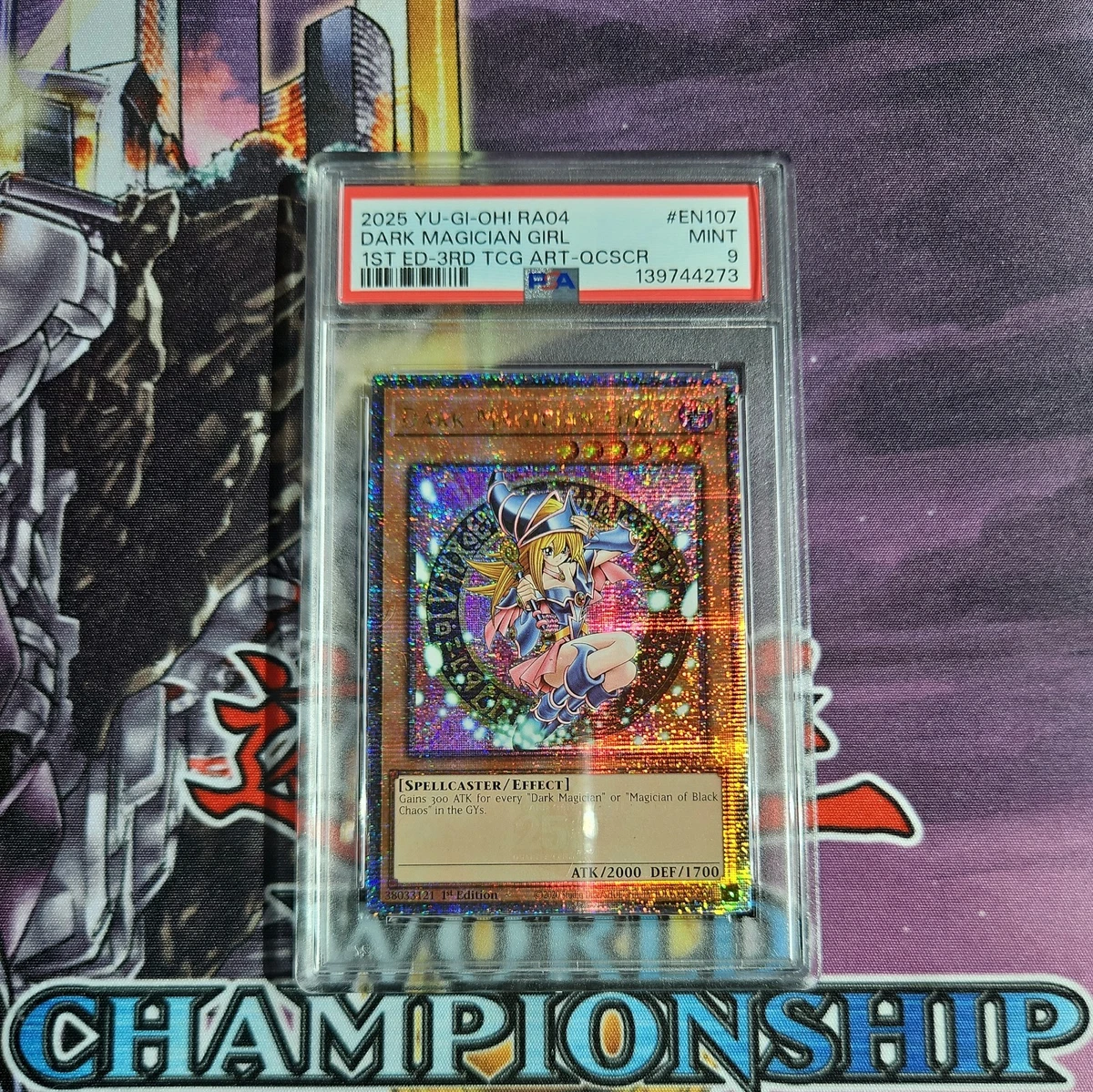 Dark Magician Girl Yu-Gi-Oh! TCG Professional Sports Authenticator