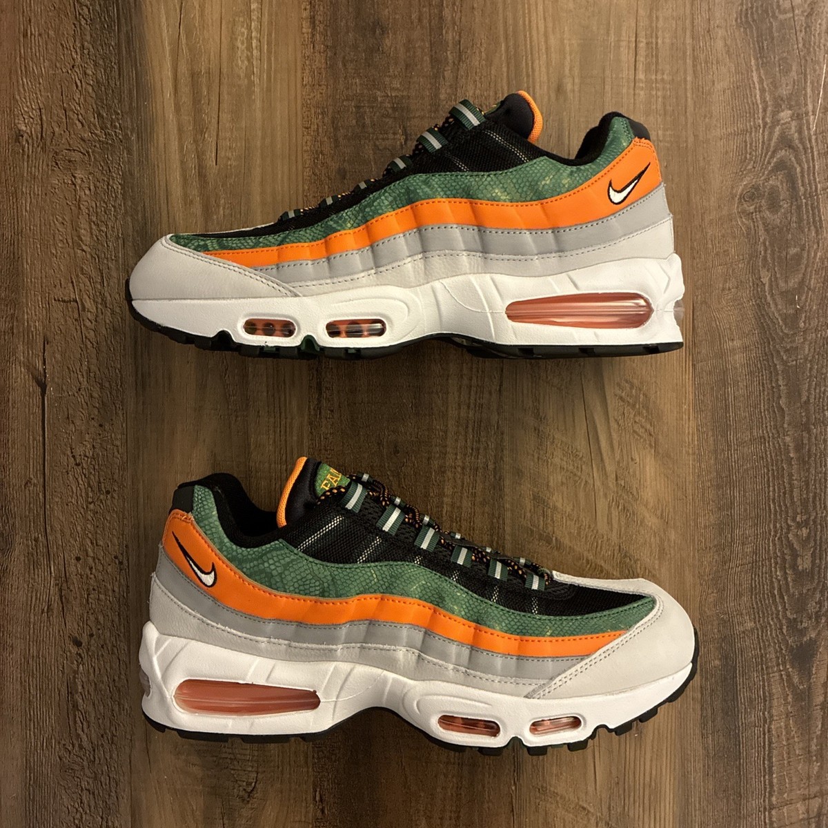 Nike Air Max 95 Yardrunners FAMU Orange Black Men Size 10.5 Shoes