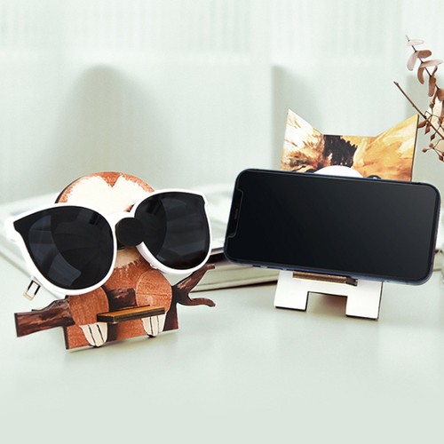 Cute Animal Glasses Holder Rack Cartoon Penguins Sloths Sunglasses Stand - Picture 5 of 21