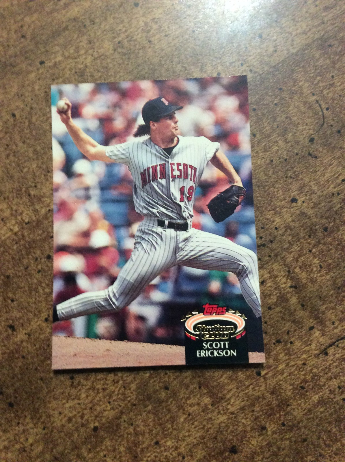 1992 Stadium Club #110 Scott Erickson, Twins    nm  ib