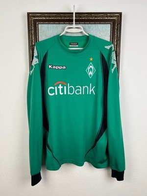 Vintage 2000's Kappa Werder Bremen Train Sweatshirt Soccer Track Top Mens Size L