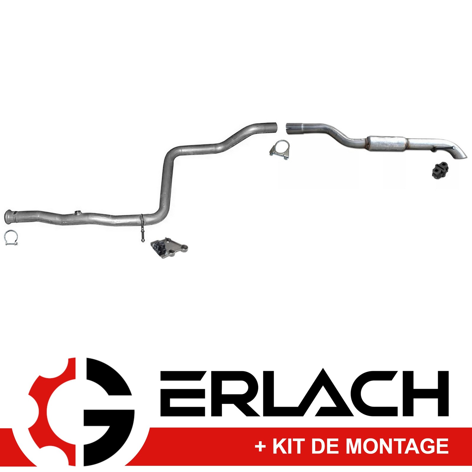 Silencieux echappement robuste Partner Berlingo 1.6 en acier aluminisé renforcé