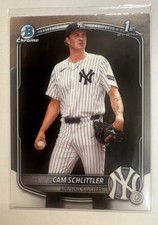 2025 Bowman Chrome Cam Schlittler 1st Base