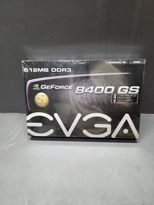 EVGA GeForce 8400 GS 512MB DDR3 Carte PCIe Graphics Nouvelle boîte ouverte CUDA PureVideo