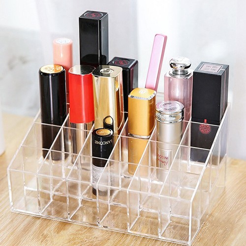 Lipstick Organizer Display Stand Lipstick Storage Clear Makeup Lipgloss Holder - Picture 21 of 22