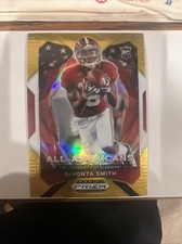 2021 Panini Prizm Draft Picks - All-American #186 Devonta Smith (RC) /10