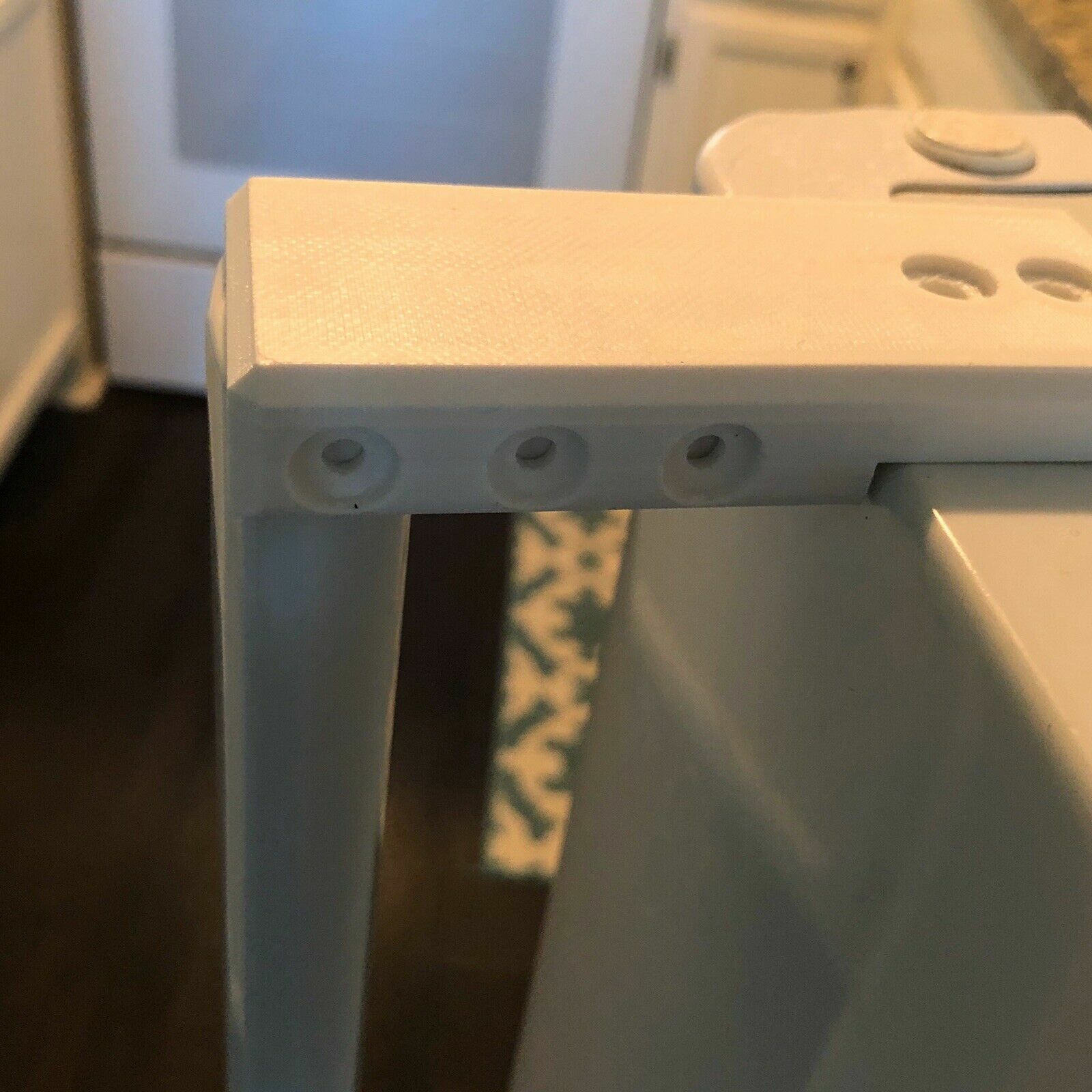 Haier refrigerator door handle brace only WR12X31693 4929237 whirlpool