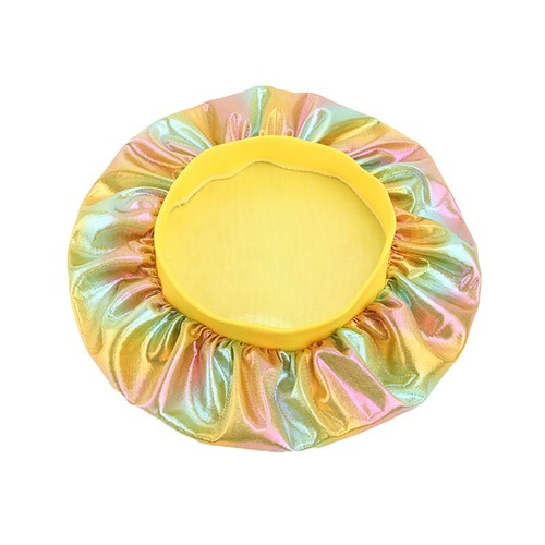 Women Sleeping Bonnet Hair Wrap Silk Satin Cap Elastic Night Soft Hat Headwear [ - Picture 41 of 46