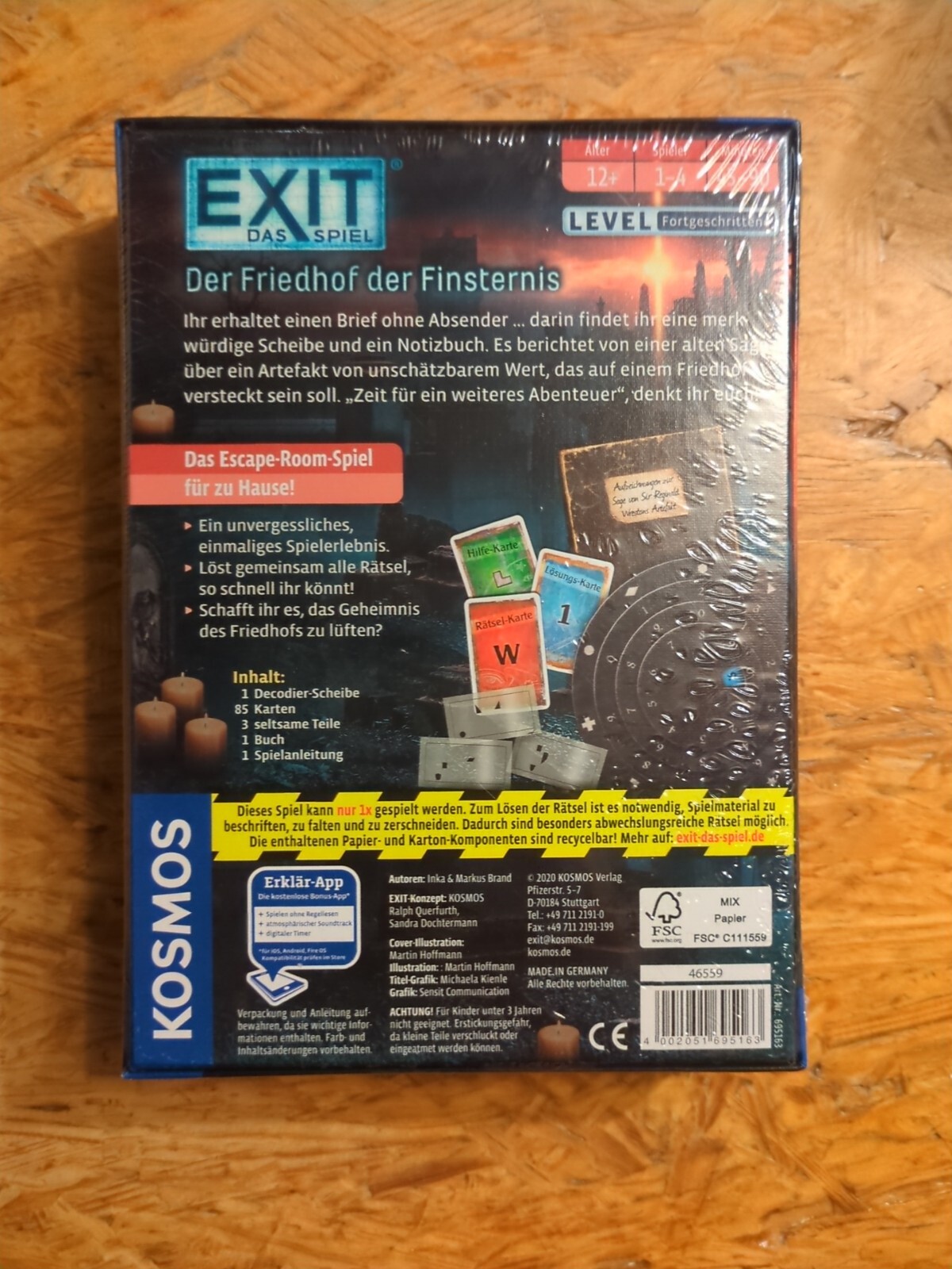 Thumbnail - Exit Das Spiel - Der Friedhof Der Finsternis (2020, Game)