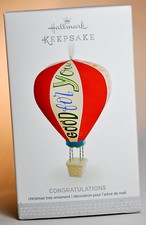 Hallmark: Congratulations - Good For You Baloon - 2016 Keepsake Ornament